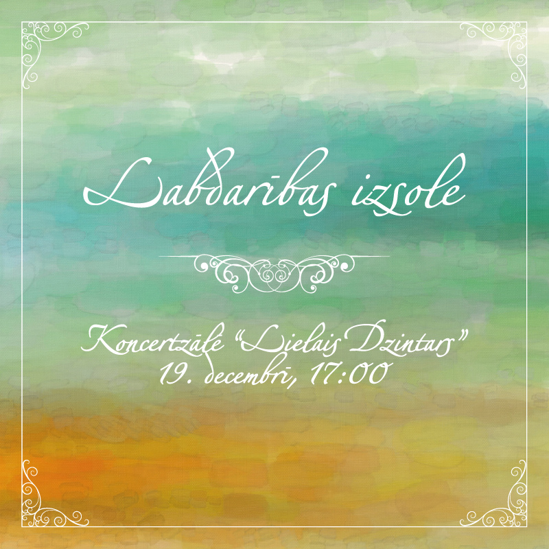 Aicinām māksliniekus iesaistīties labdarības izsolē